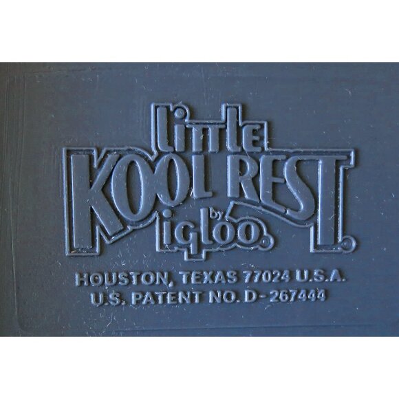 Vintage IGLOO Little Kool Rest Car Cooler Gray Blue Ice Console Cup Holder USA - Picture 13 of 15
